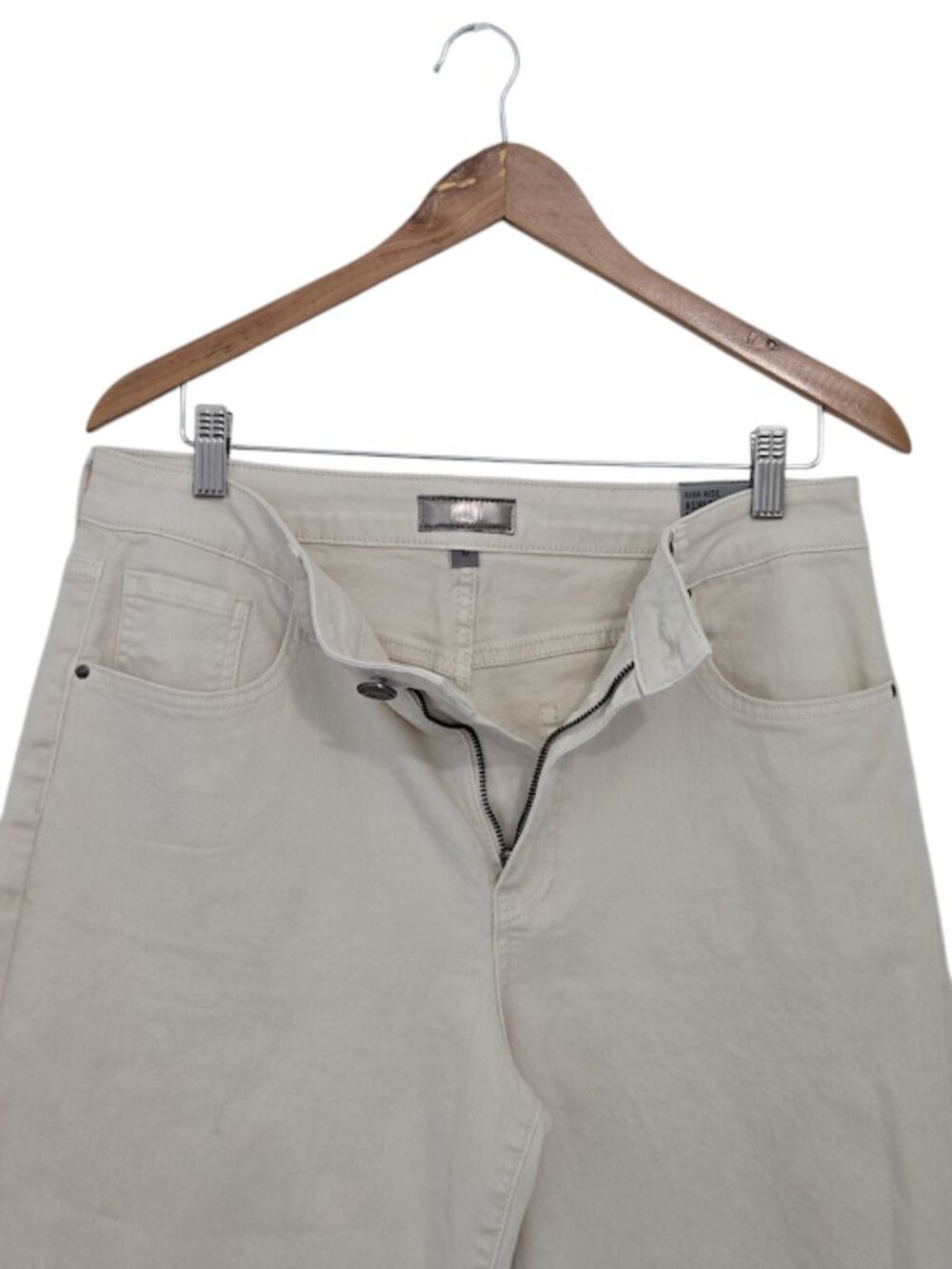 KUT from The KLOTH Ashley Slouchy Barrel Jeans High Rise Cream Size 10  NWT - Picture 4 of 11